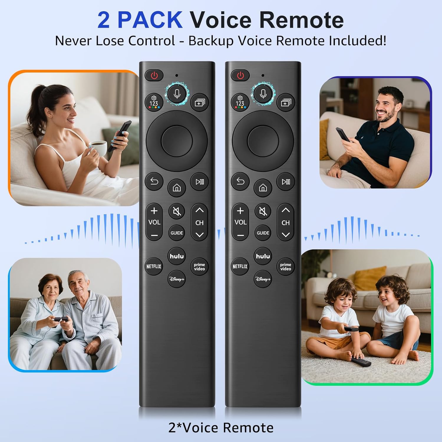 Detalle 2 de Samsung Voice Remote Replacement 2-Pack for Frame TVs