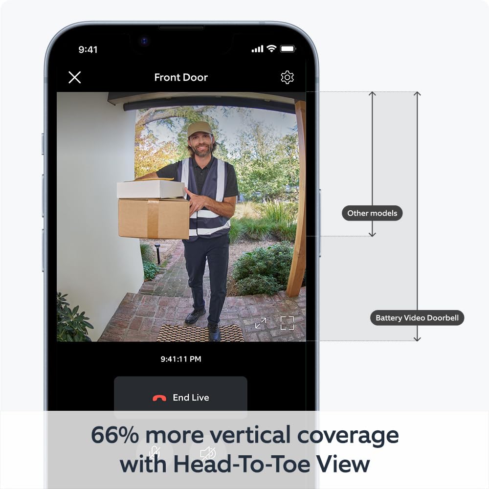 Thumbnail 3 de Certified Refurbished Ring Battery Video Doorbell (2024 release) – DIY Wireless HD Door Camera