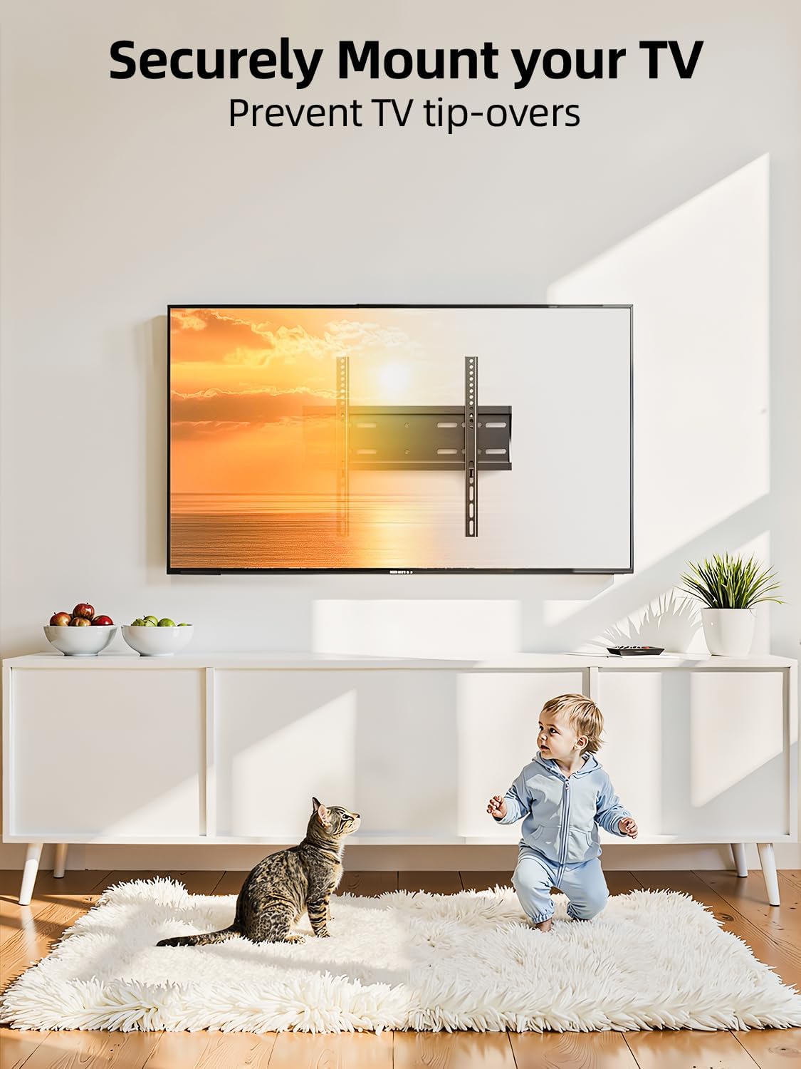 Thumbnail 4 de IWORKBOARD 43 Fixed Low Profile TV Wall Mount 55"