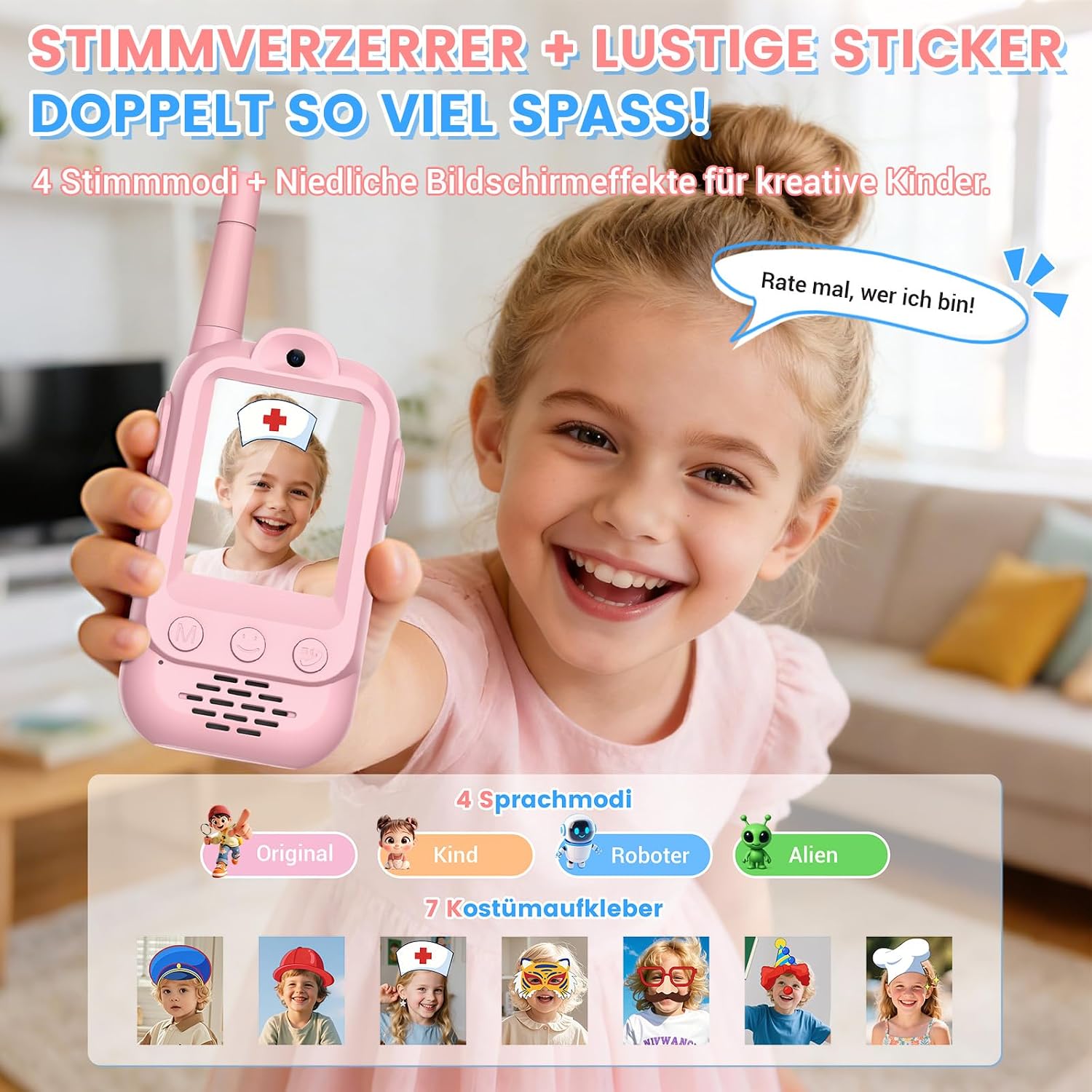 Detalle de Skeufy Video-Walkie-Talkie Kinder Set