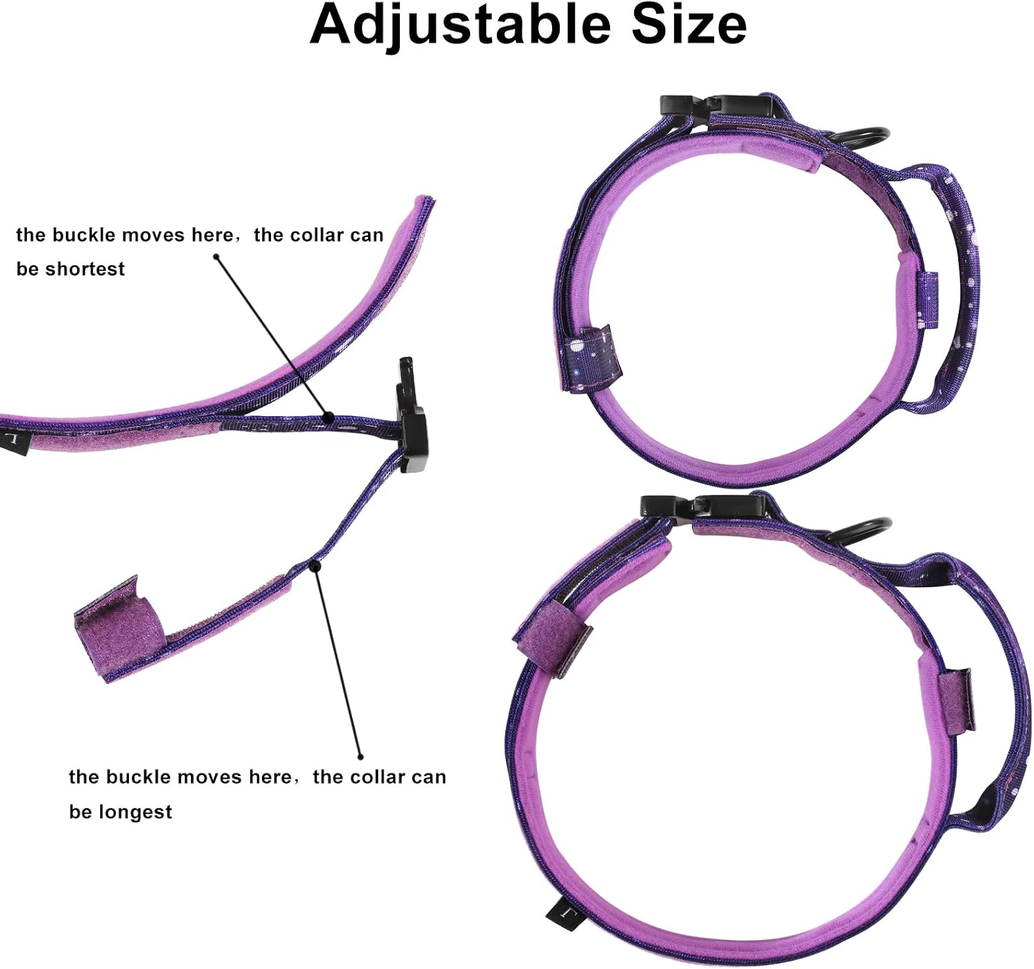 Detalle 1 de DAGANXI Tactical Dog Collar, XXL