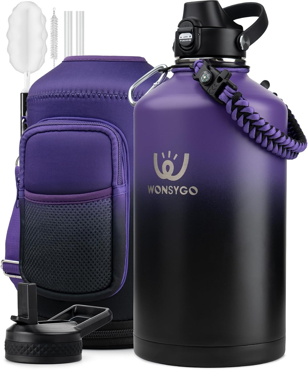 Detalle de WONSYGO Insulated Water Bottle, 1 Gallon