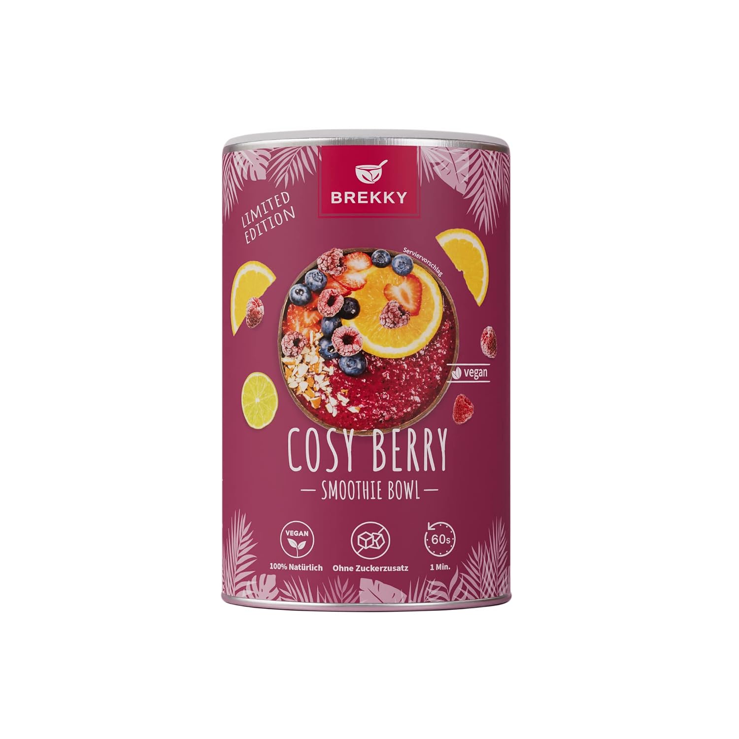 Thumbnail 6 de BREKKY Blueberry Wave Smoothie Bowl – vegan, 100% natürlich, ohne Zuckerzusatz – praktisches Frühstückspulver