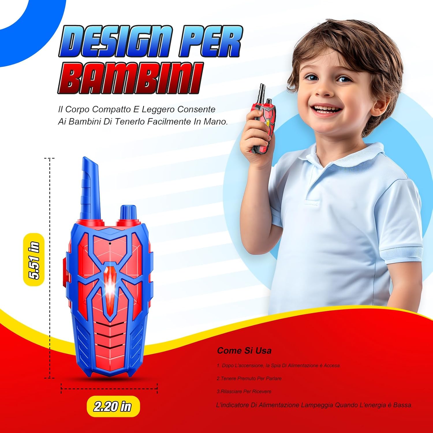 Detalle de Toyokid Walkie-Talkie bambini 70 g