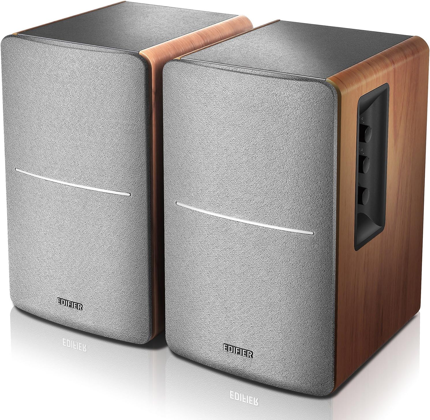 Detalle 2 de Edifier R1280DB Bookshelf Speakers 42W 🔊