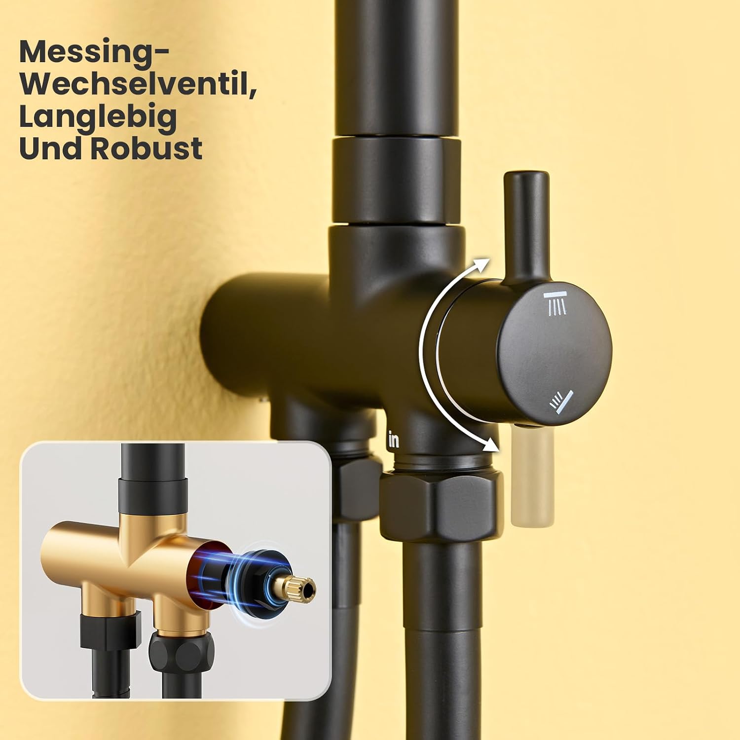 Thumbnail 6 de Auralum Regendusche Set 250 mm Edelstahl