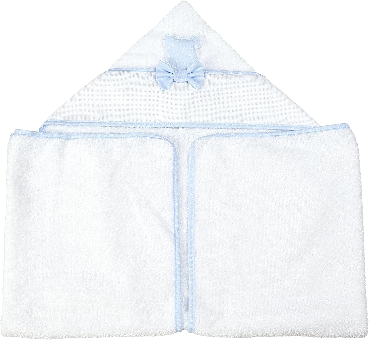 Thumbnail 4 de Filet Accappatoio Triangolo per Neonati in Spugna di Cotone 100% – Made in Italy, 0-12 mesi