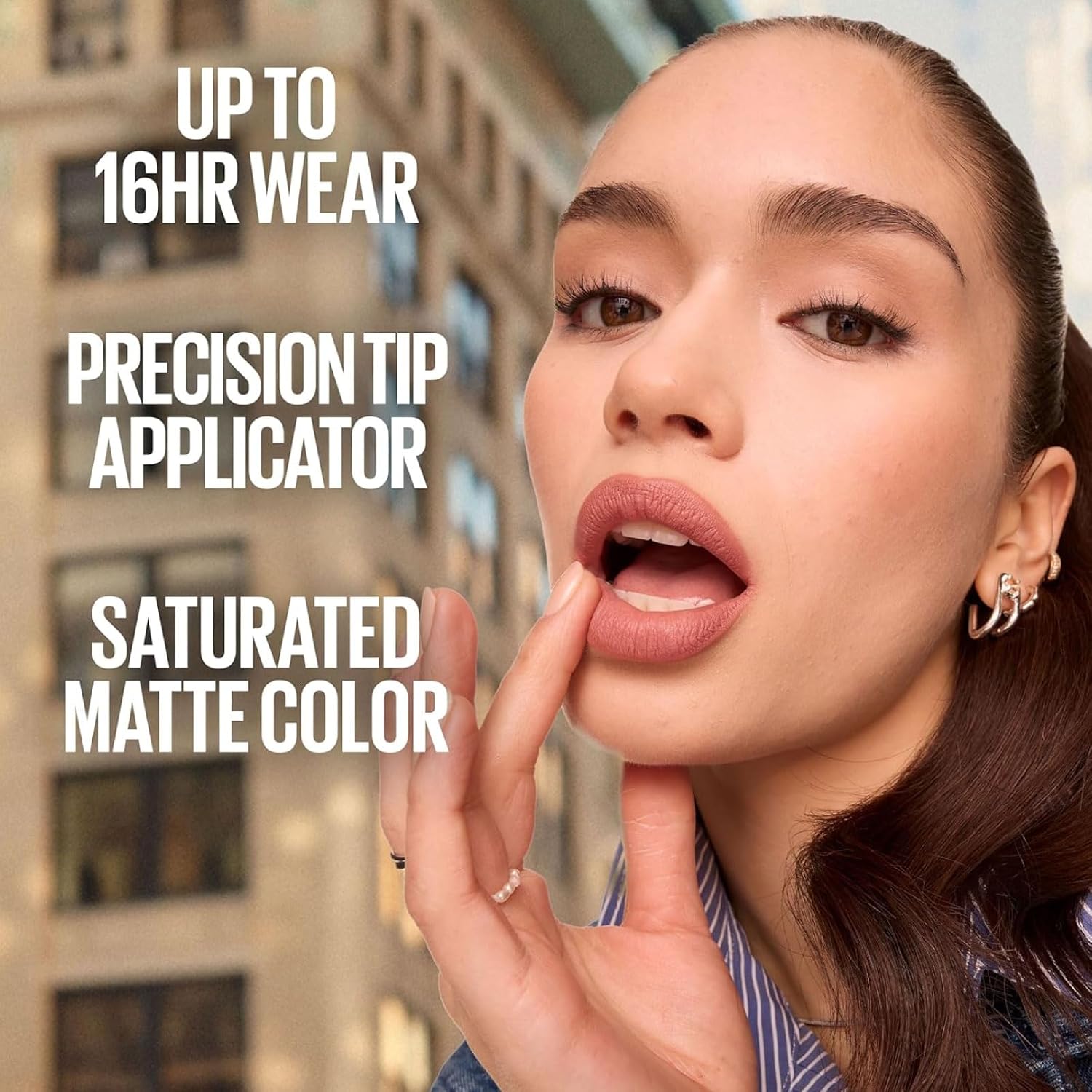 Detalle 2 de Maybelline New York SuperStay Matte Ink Tinta Labbra – Kit 2 Rossetti 115 Founder + 65 Seductress