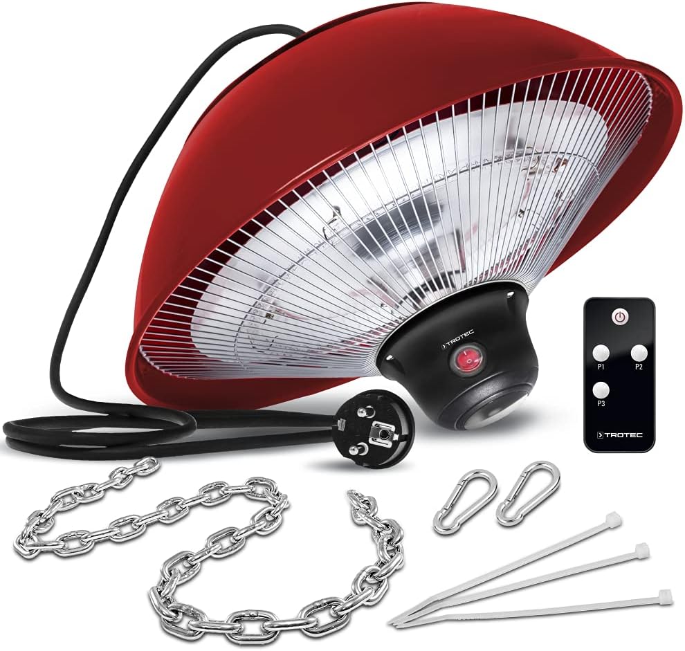 Detalle 2 de TROTEC IR 1510 SC – promiennik podczerwieni 500/1000/1500 W z pilotem