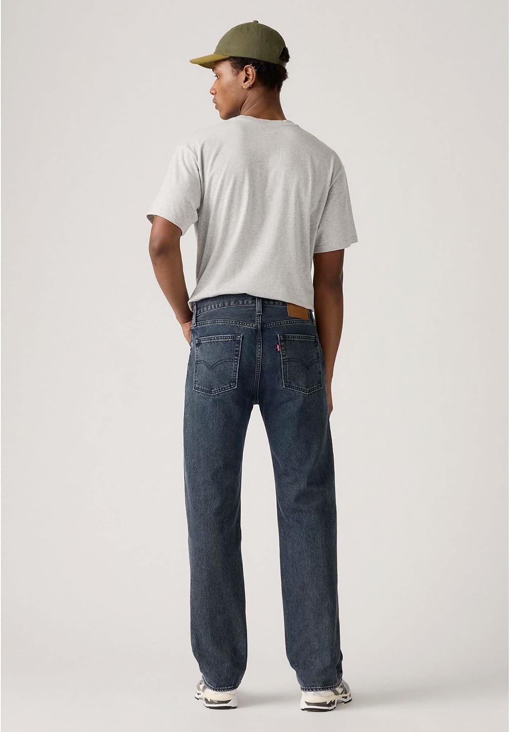 Detalle de Levi's 555 Relaxed Straight-jeans med avslappnad passform och raka ben