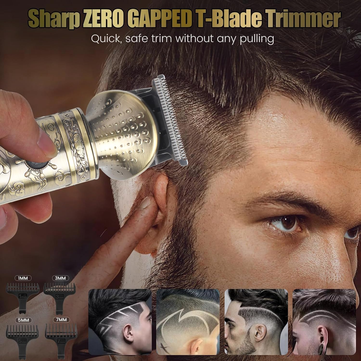 Detalle 2 de NuvaConx Haarschneidemaschine 4in1 Haarschneider ✂