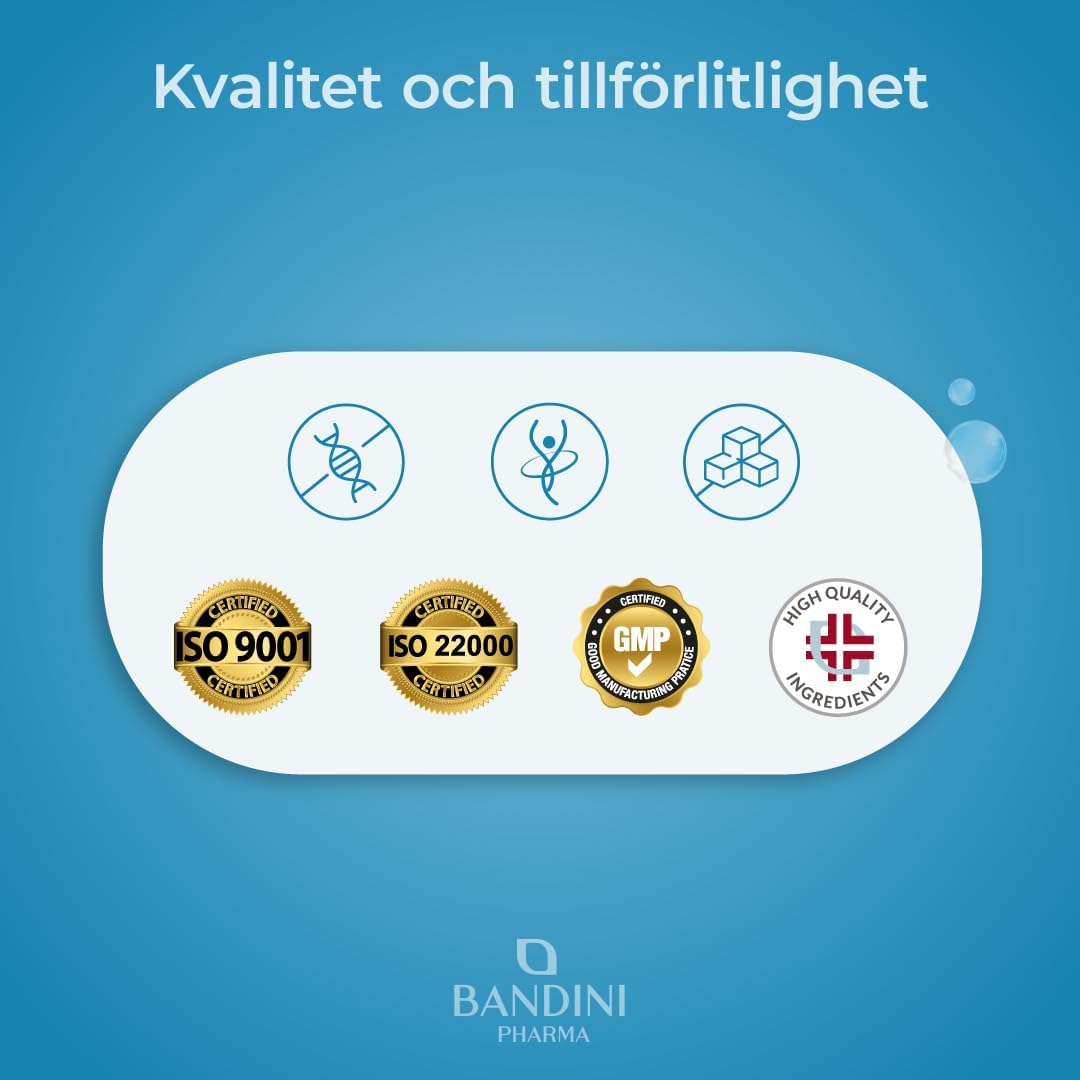 Thumbnail 6 de BANDINI Glukosamin, kondroitin, MSM och C-vitamin – 366 veganska tabletter