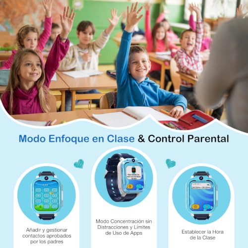 Detalle de Baolubao Reloj Inteligente Niño 4G: videollamadas, GPS y seguridad en la muñeca