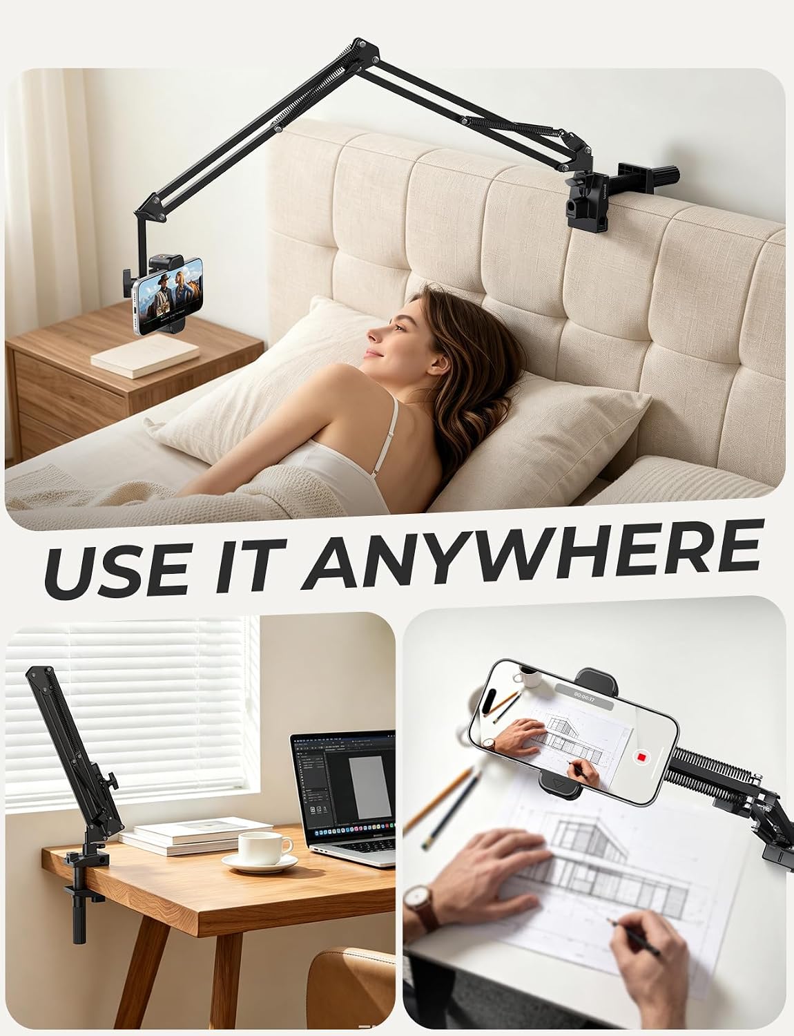 Thumbnail 4 de Lamicall Phone Holder with Carbon Steel Arm