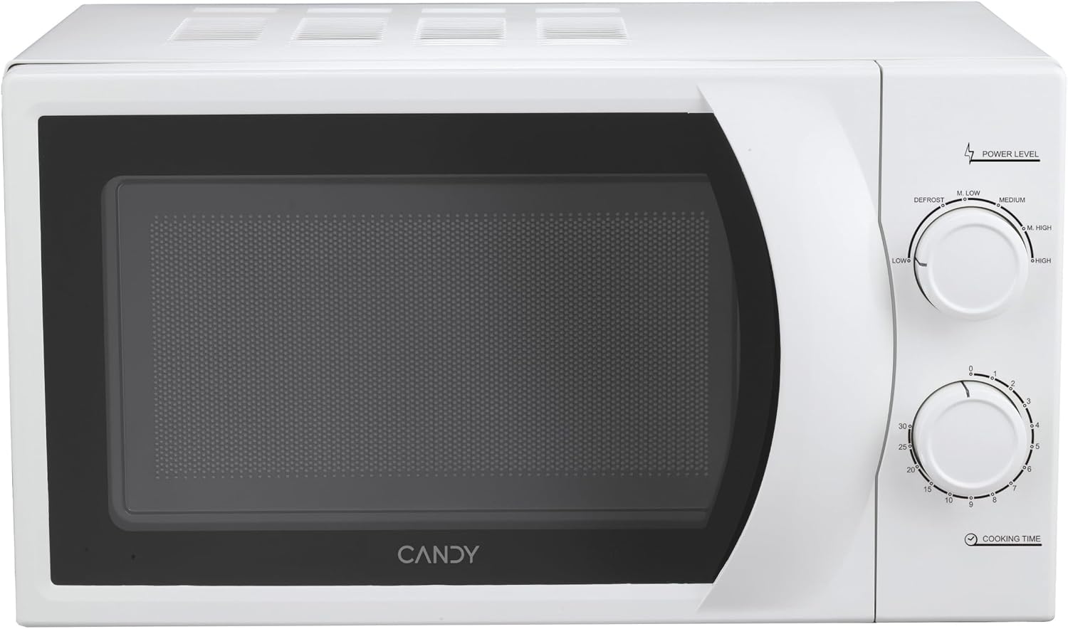 Detalle de Candy Idea Forno a Microonde 20 L - 700 W, 6 livelli, Defrost, Timer e Segnale Fine Cottura, Bianco (CMW2070M)