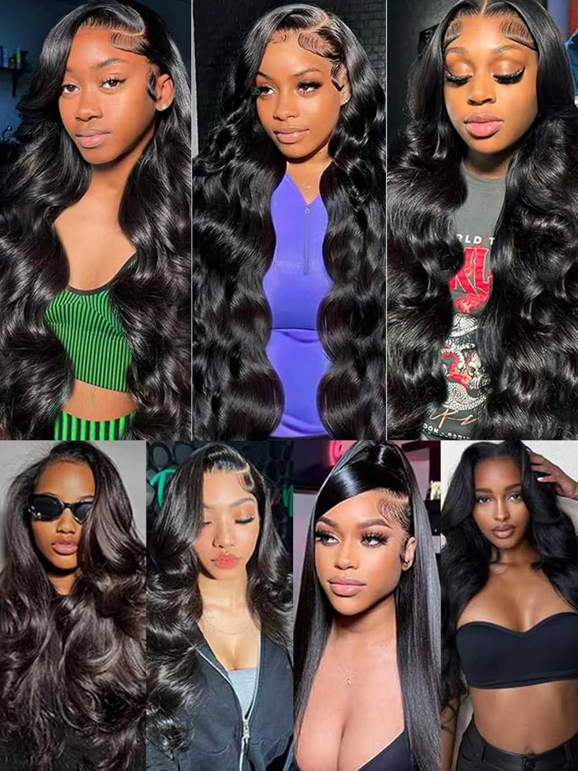 Thumbnail 6 de Fongly 13x6 HD Lace Front Wig — 16" Body Wave, 200% Density with Baby Hair