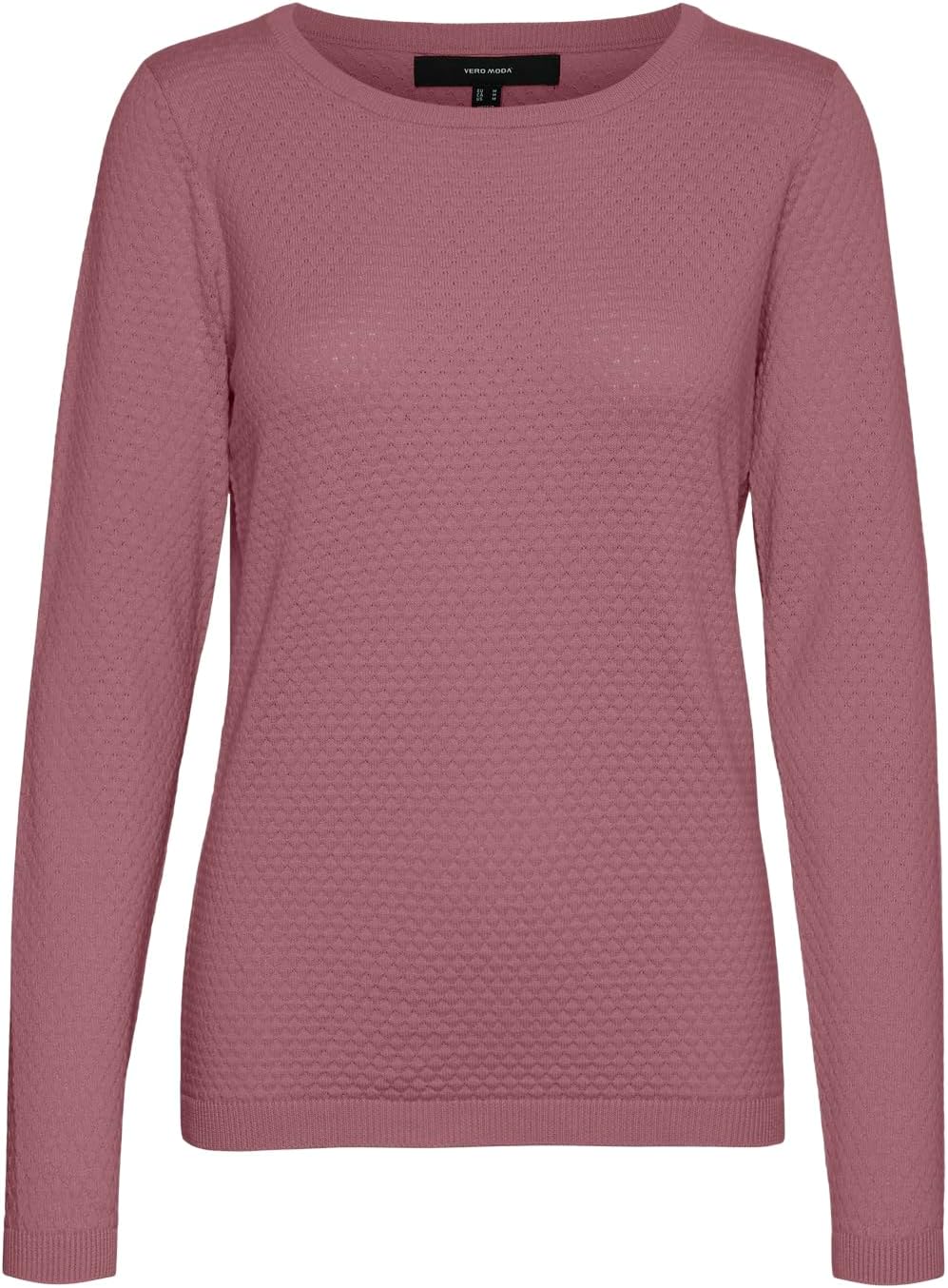 Detalle 2 de VERO MODA VMCARE Knitted Pullover: A Practical Regular-Fit Knit for Everyday Wear