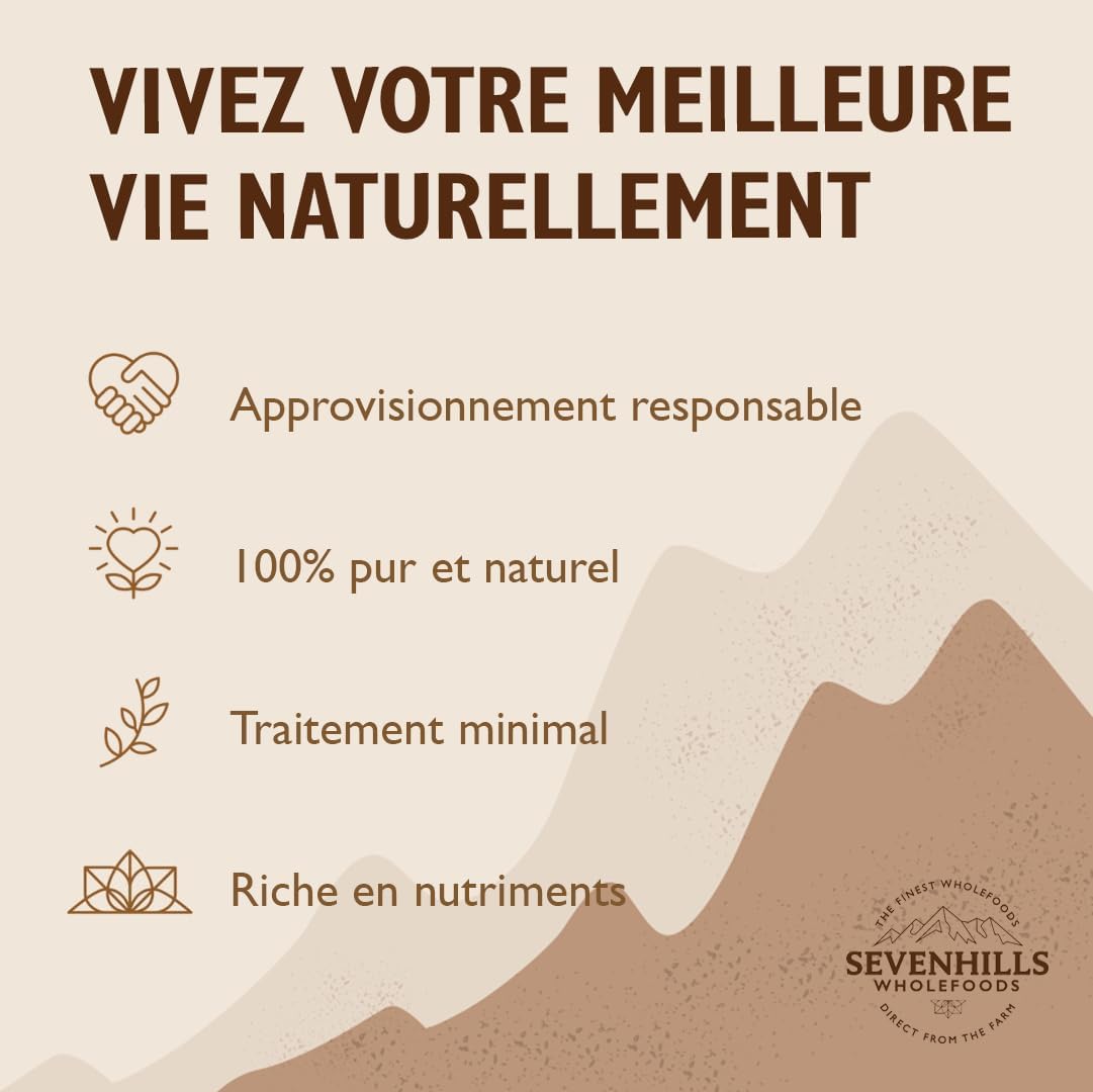 Thumbnail 5 de Sevenhills Wholefoods Pâte De Cacao Bio 500 g – pâte de cacao pure et vegan, sans additifs