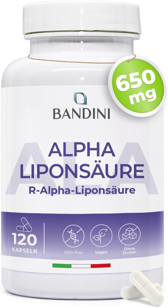 Detalle de Bandini Alpha-Liponsäure 650 mg 120 Kapseln