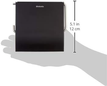 Detalle 2 de Brabantia ReNew 108600 – uchwyt na papier toaletowy, czarny mat