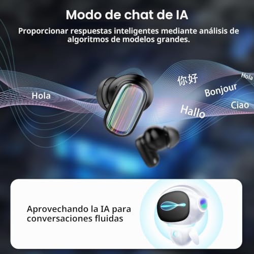 Thumbnail 3 de Conyat 2026 Auriculares Traductores de Idiomas 3en1 AI: 164 idiomas, 6 modos de traducción, 40H