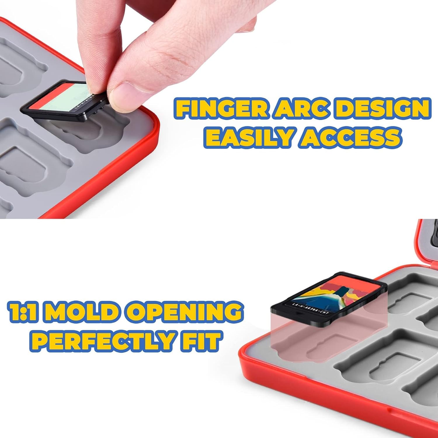 Thumbnail 5 de FUNLAB Switch 2 Game Case 24-slot red