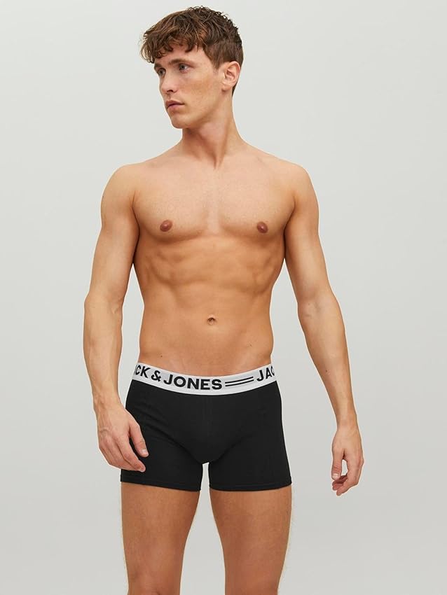 Thumbnail 6 de JACK & JONES SENSE TRUNKS 3‑pack bóxer Negro L 🚹