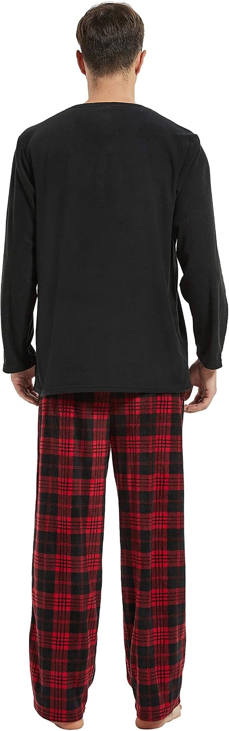 Detalle 2 de U2SKIIN Couple Plaid Pajama Sets for Men and Women, Soft and Warm