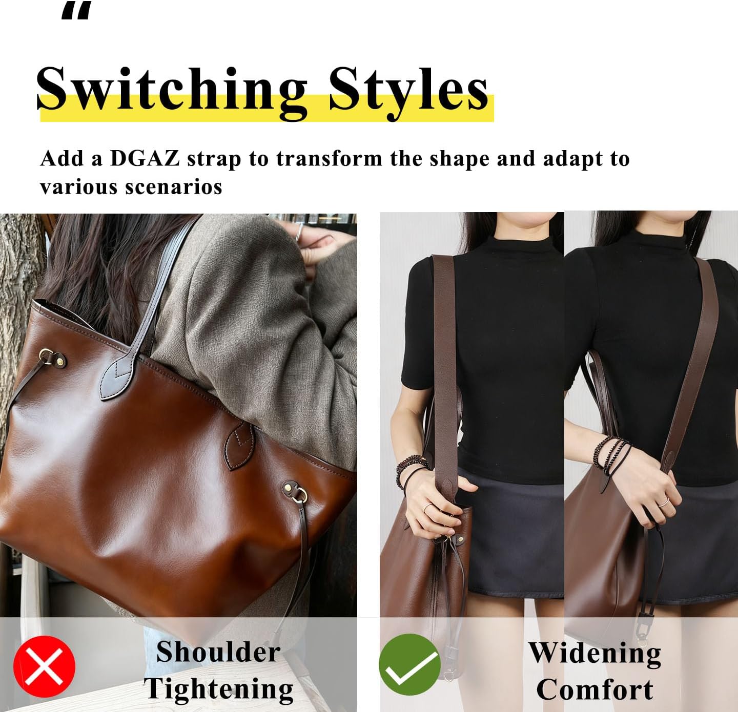 Detalle de Vachetta leather shoulder strap 65cm