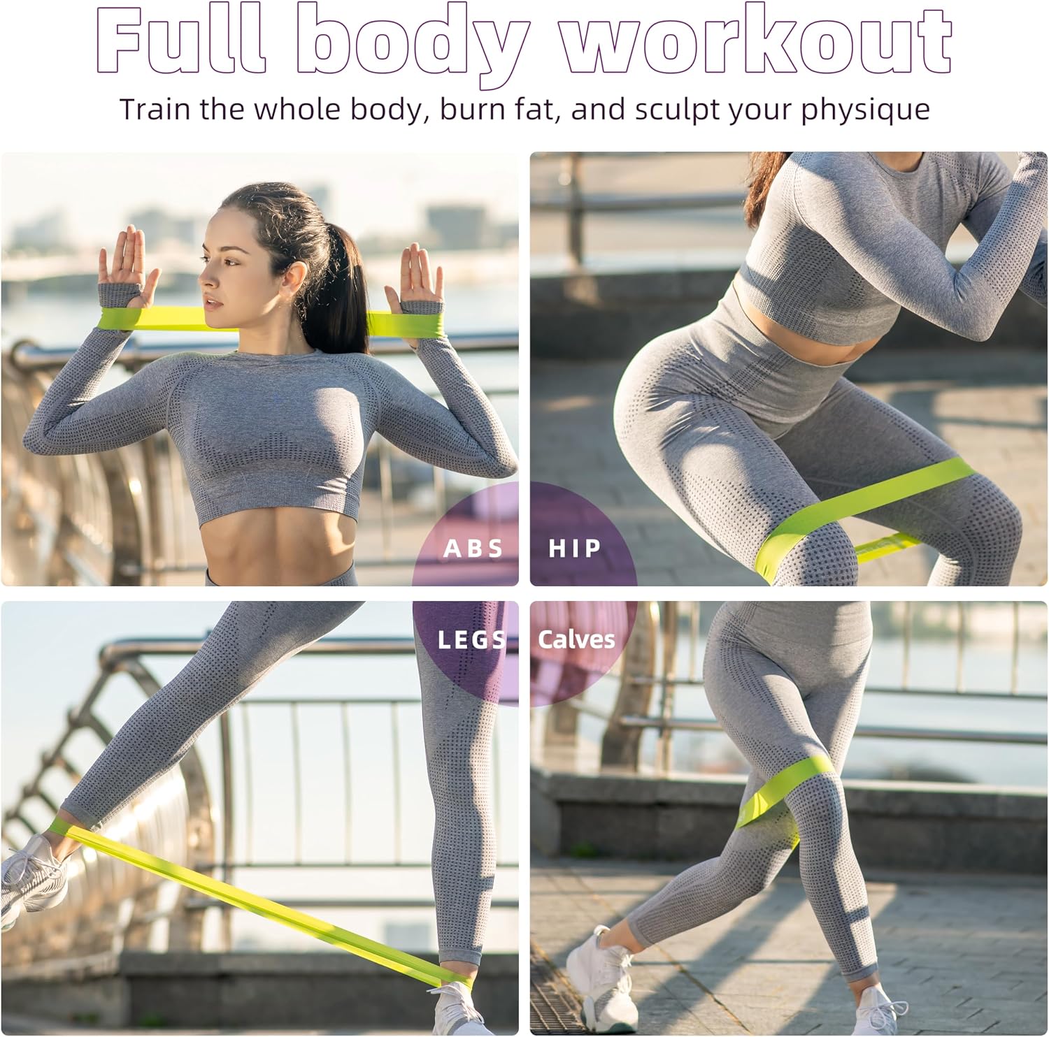 Detalle 2 de Resistance Loop Exercise Bands, Set of 5