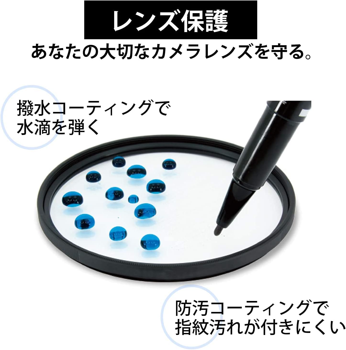 Detalle de マルミ DHG スーパーレンズプロテクト 30mm レンズ保護フィルター 撥水防汚・薄枠