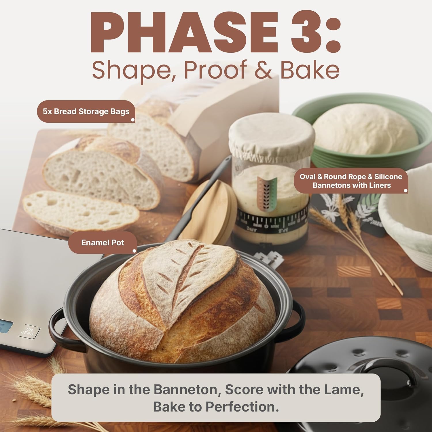 Thumbnail 4 de Super Deluxe PREMIUM Sourdough Kit 3.5qt ๐