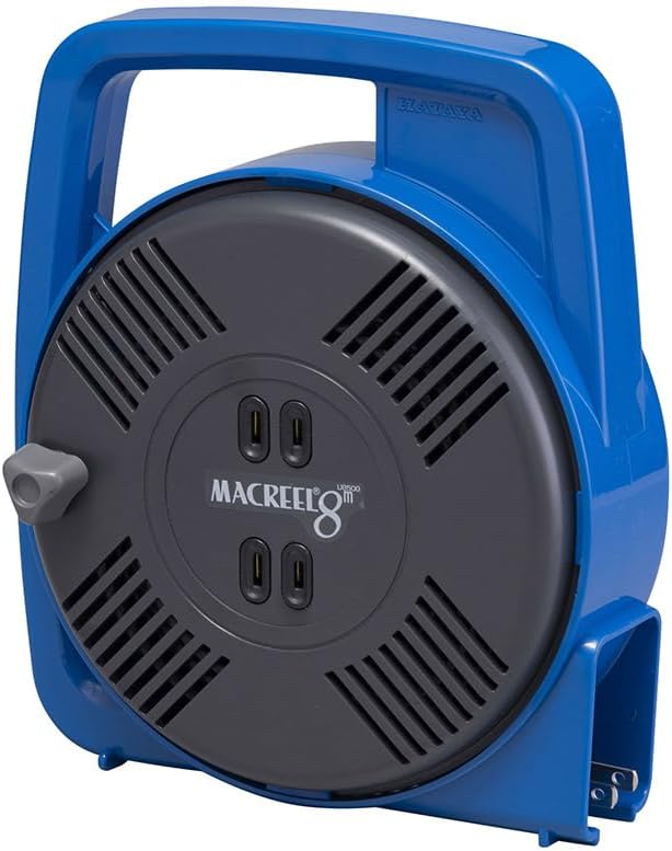Detalle de ハタヤ マックリール MS-8-OG 小型コードリール 8m・2口・温度センサー内蔵