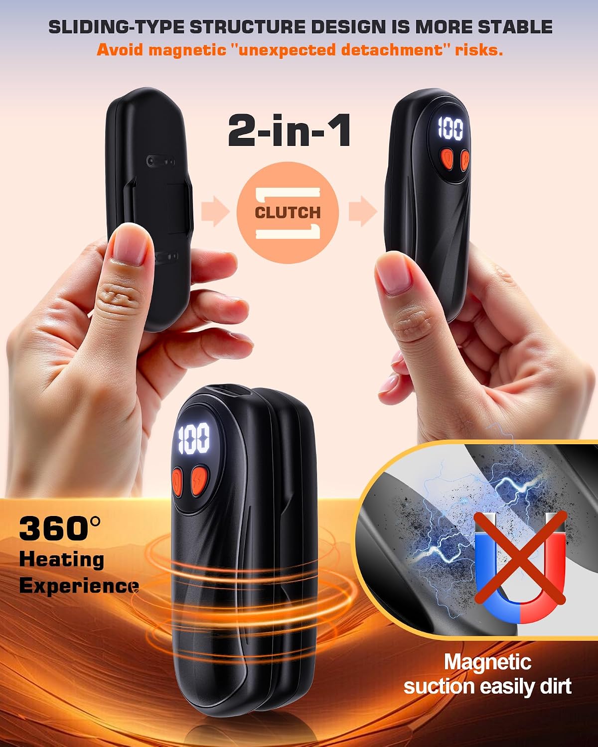 Thumbnail 4 de Rechargeable Hand Warmers 6000mAh 2-Pack