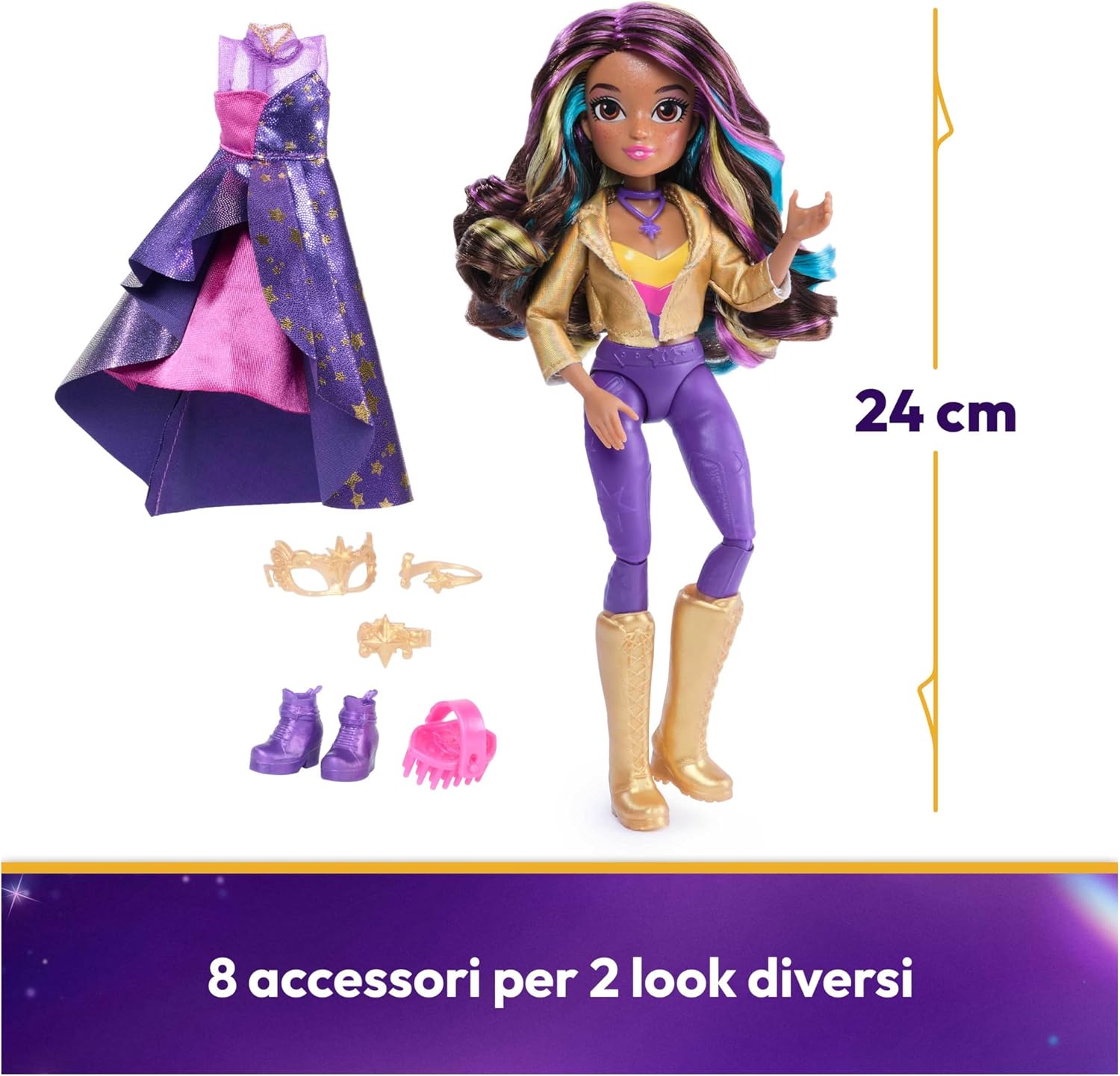 Thumbnail 6 de Unicorn Academy Sophia bambola 24 cm
