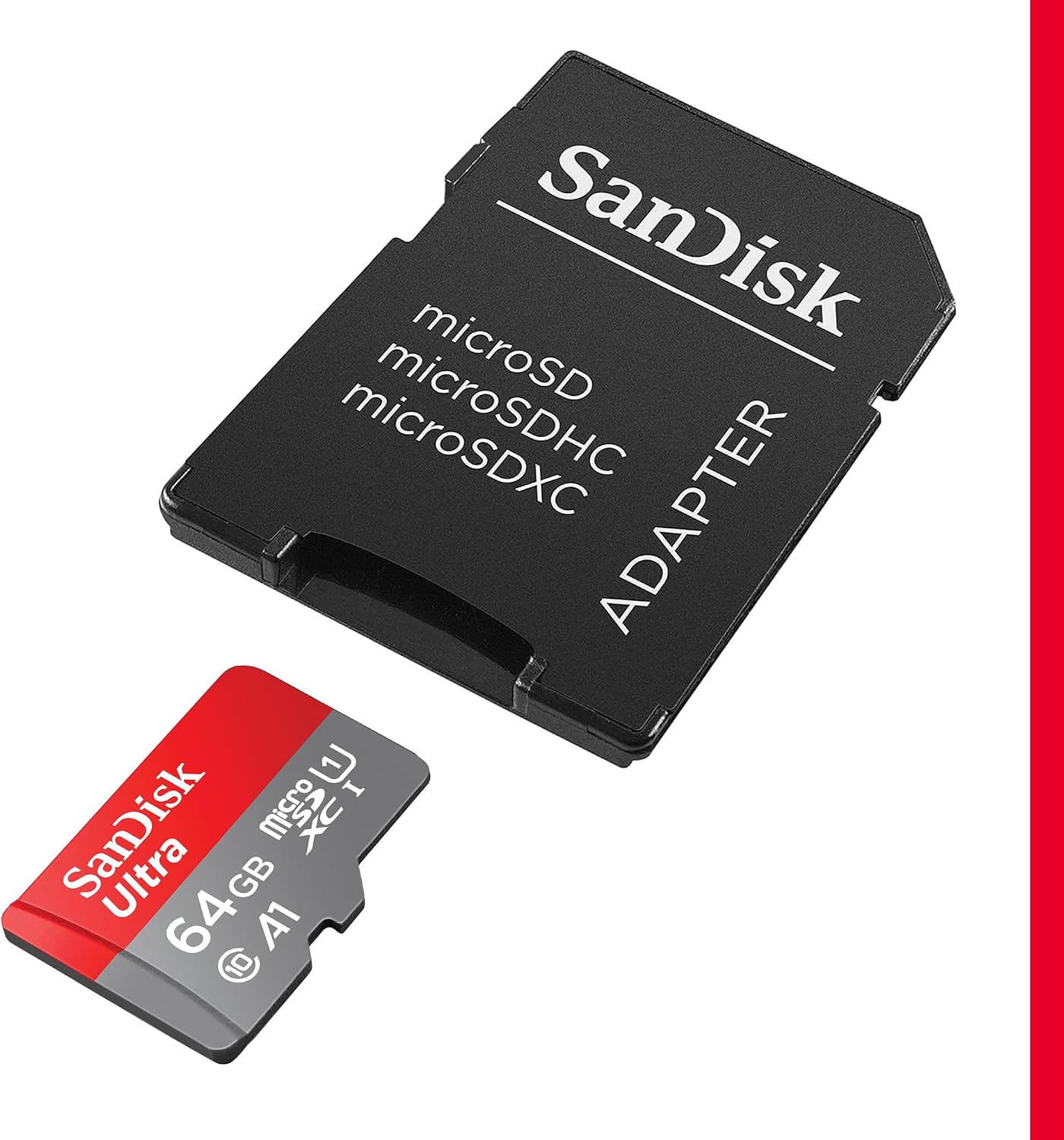 Detalle 2 de SanDisk Ultra Android microSDXC UHS-I Speicherkarte 64 GB – Adapter inklusive