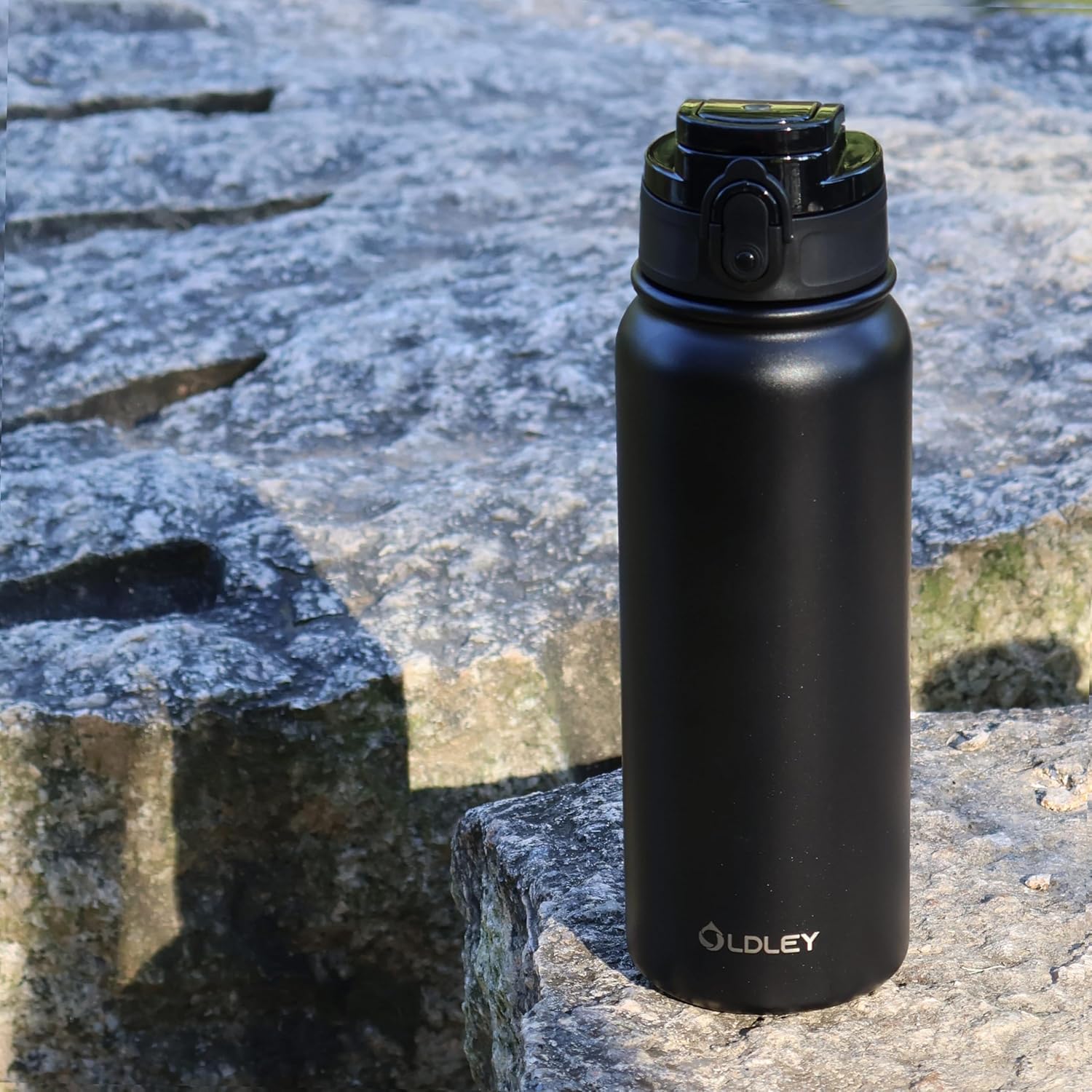 Thumbnail 6 de OLDLEY 600ml Stainless Steel Water Bottle – Double Walled, Leakproof and BPA Free