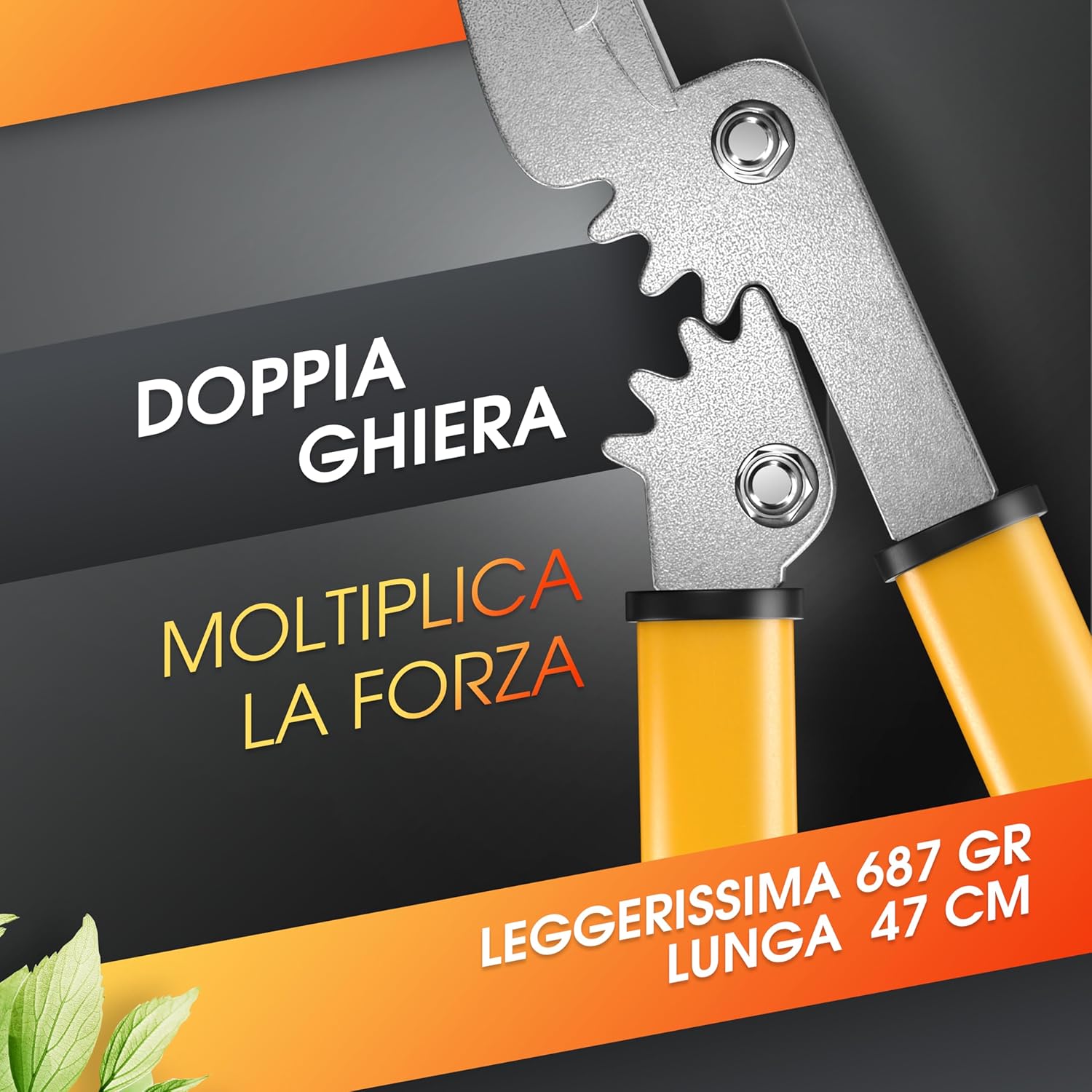 Thumbnail 2 de GRÜNTEK Cesoie Troncarami da Potatura Professionale Grizzly 47 cm – Potenza e Precisione per Uso Grande