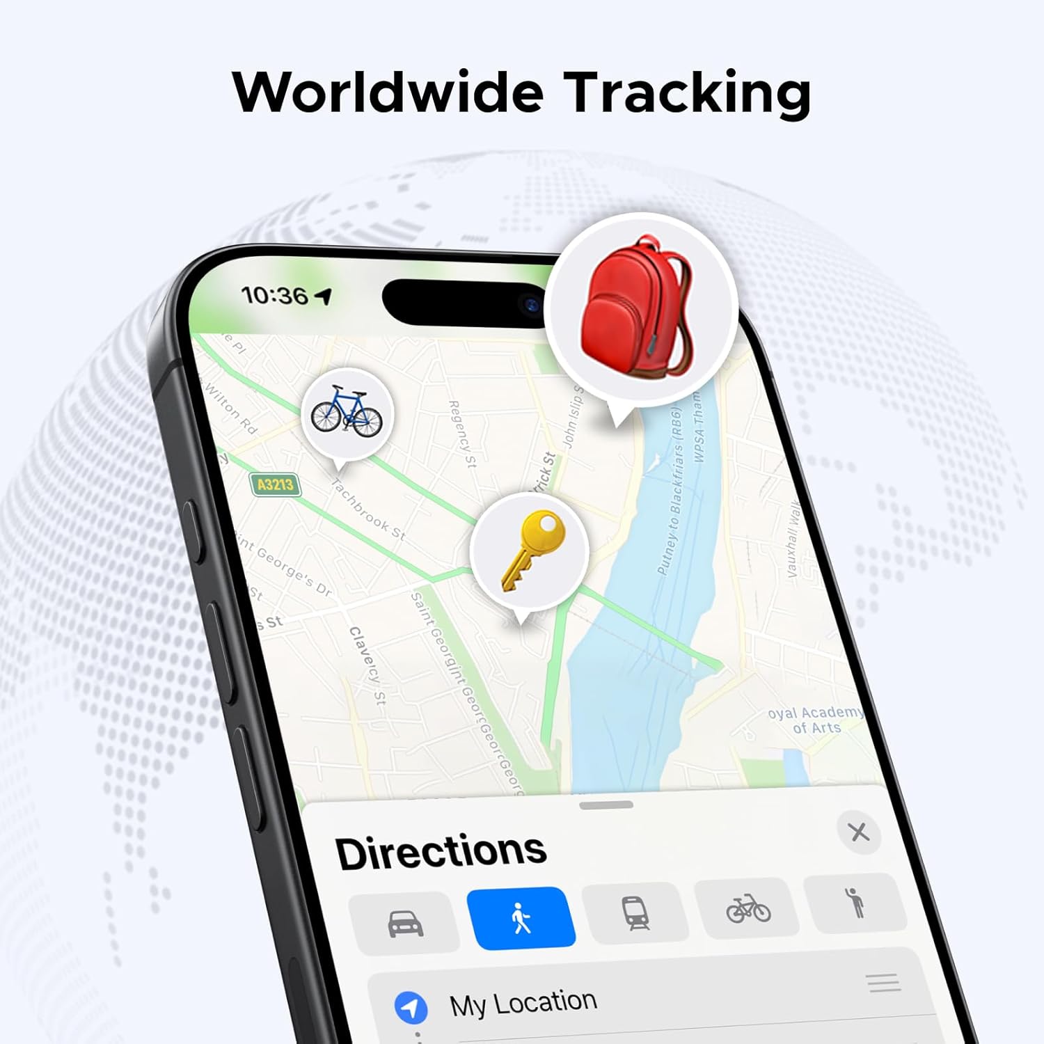 Thumbnail 3 de UGREEN FineTrack Tracker Tag 2‑year battery
