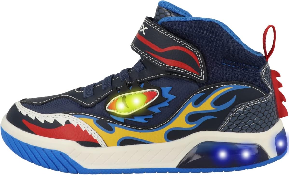 Detalle de Geox J INEK BOY A: Scarpe da Ginnastica per Bambino, Blu 28 EU