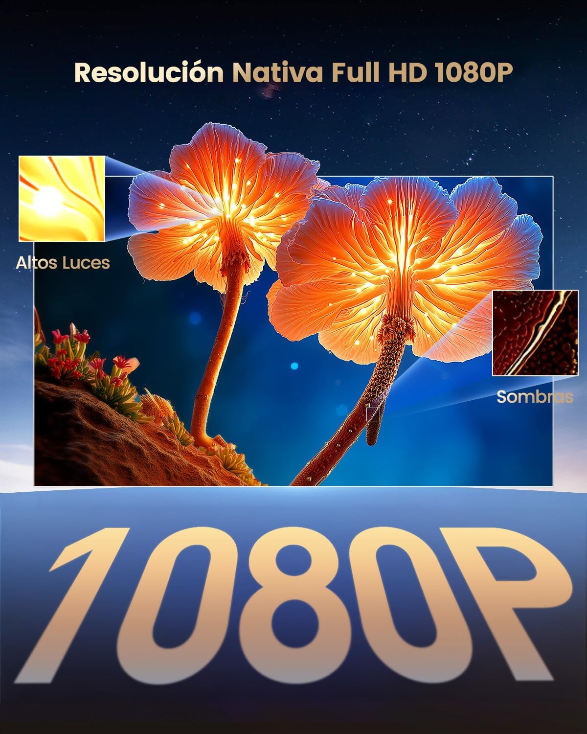 Thumbnail 2 de WiMiUS P61 Pro Mini proyector 1080P 📽