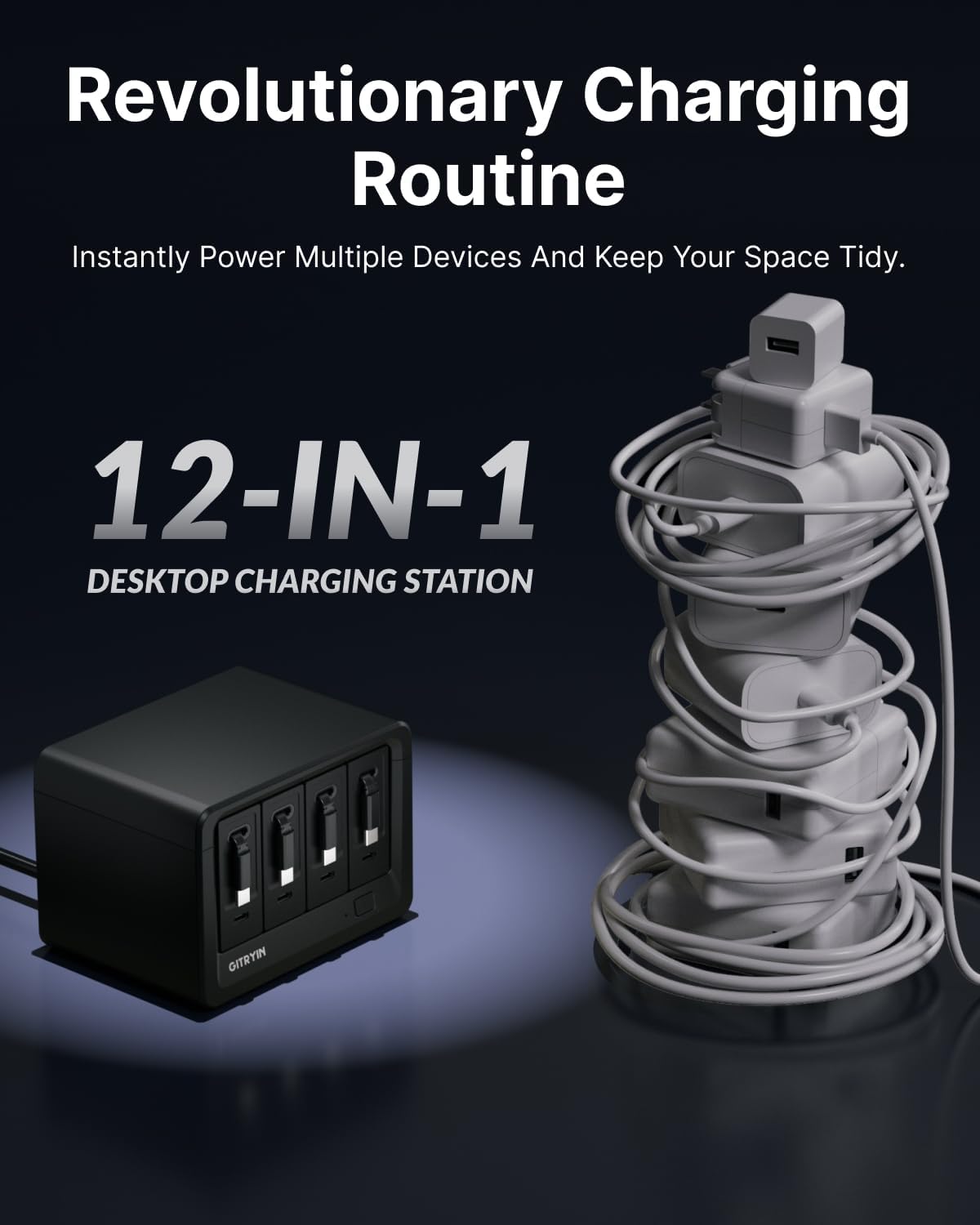 Thumbnail 3 de Gitryin 12-in-1 Charging Station