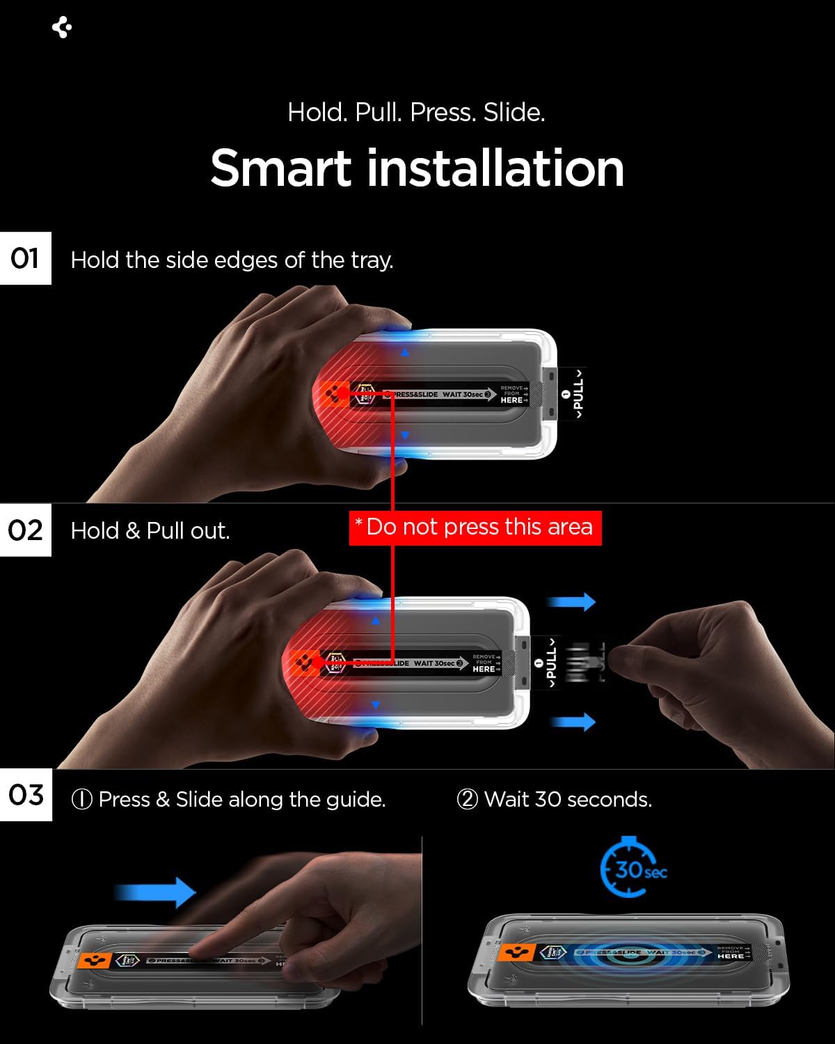 Thumbnail 3 de Spigen Glas.tR EZ Fit Pro : verre trempé pour Samsung Galaxy S26 (2 pièces) – pose facile et protection anti-rayures