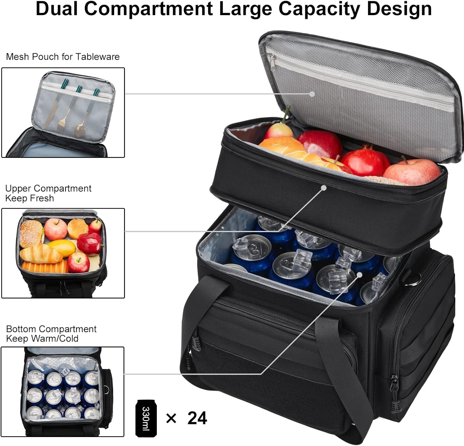 Thumbnail 1 de Gafetrey Tactical Lunch Box for Men