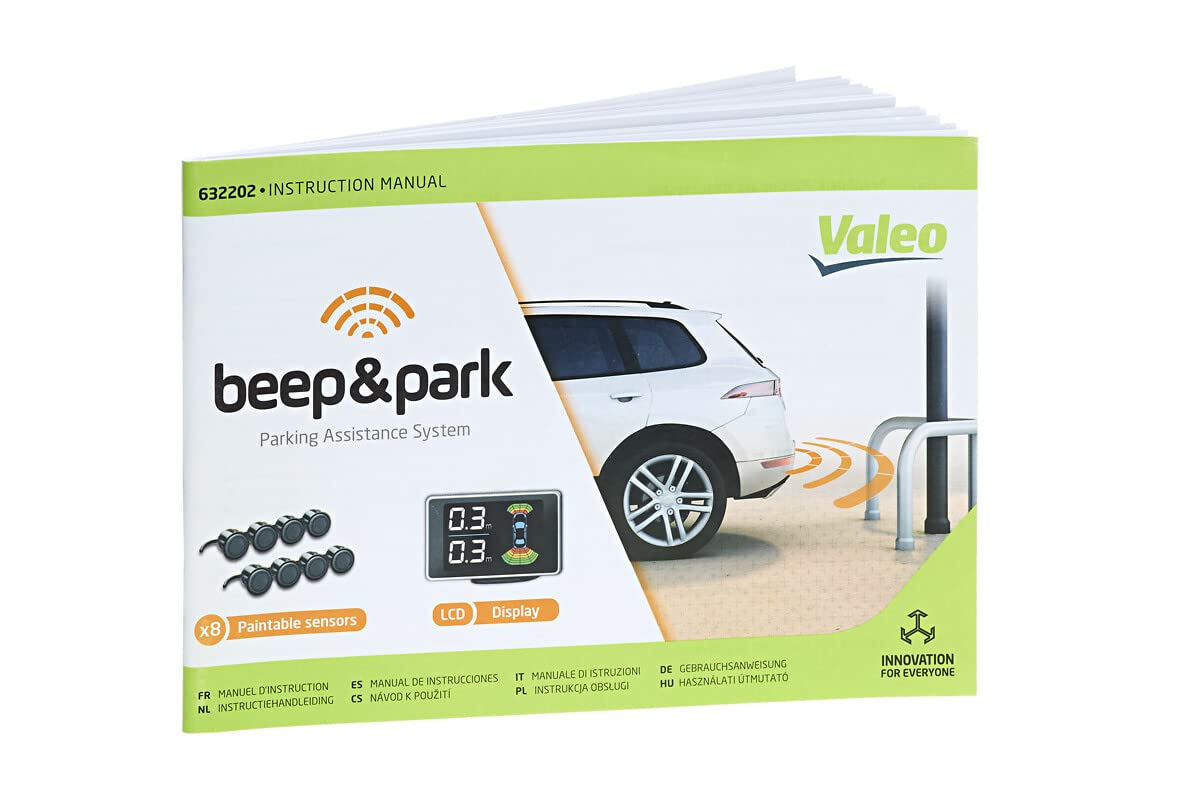 Thumbnail 5 de VALEO 632202 Beep&Park Parking Assistance System – 8 Sensors + LCD Display (Front & Rear Installation)
