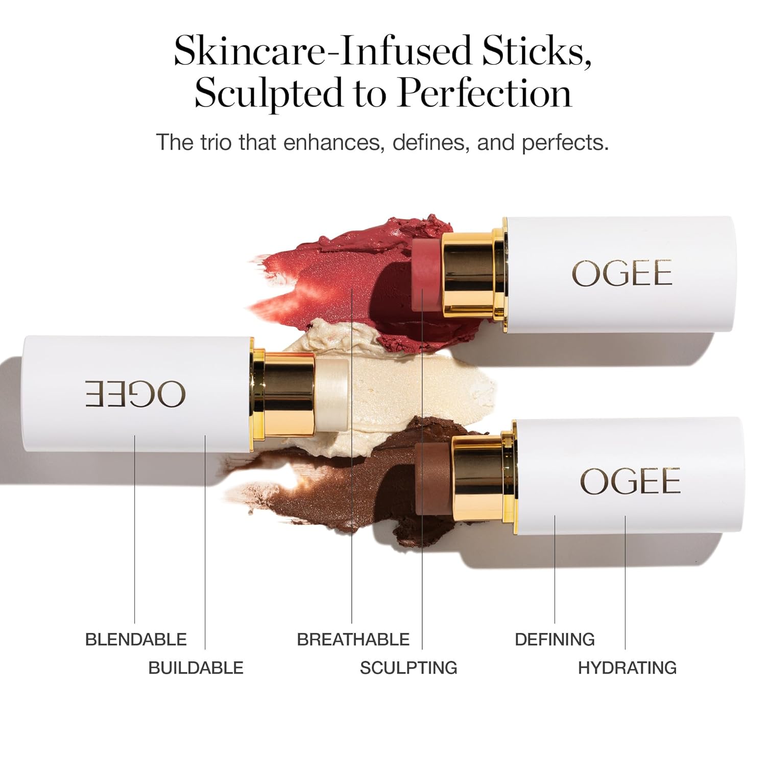 Detalle 2 de Ogee Face Stick Trio ⚙