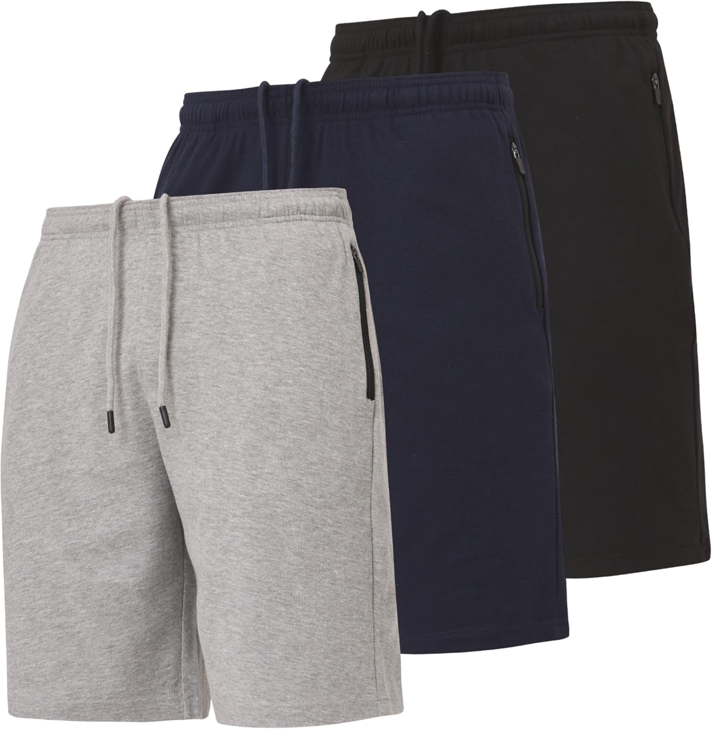 Detalle de Ultra Performance 3 Pack Men’s Shorts (9-inch inseam) with Zipper Pockets, Small–5X