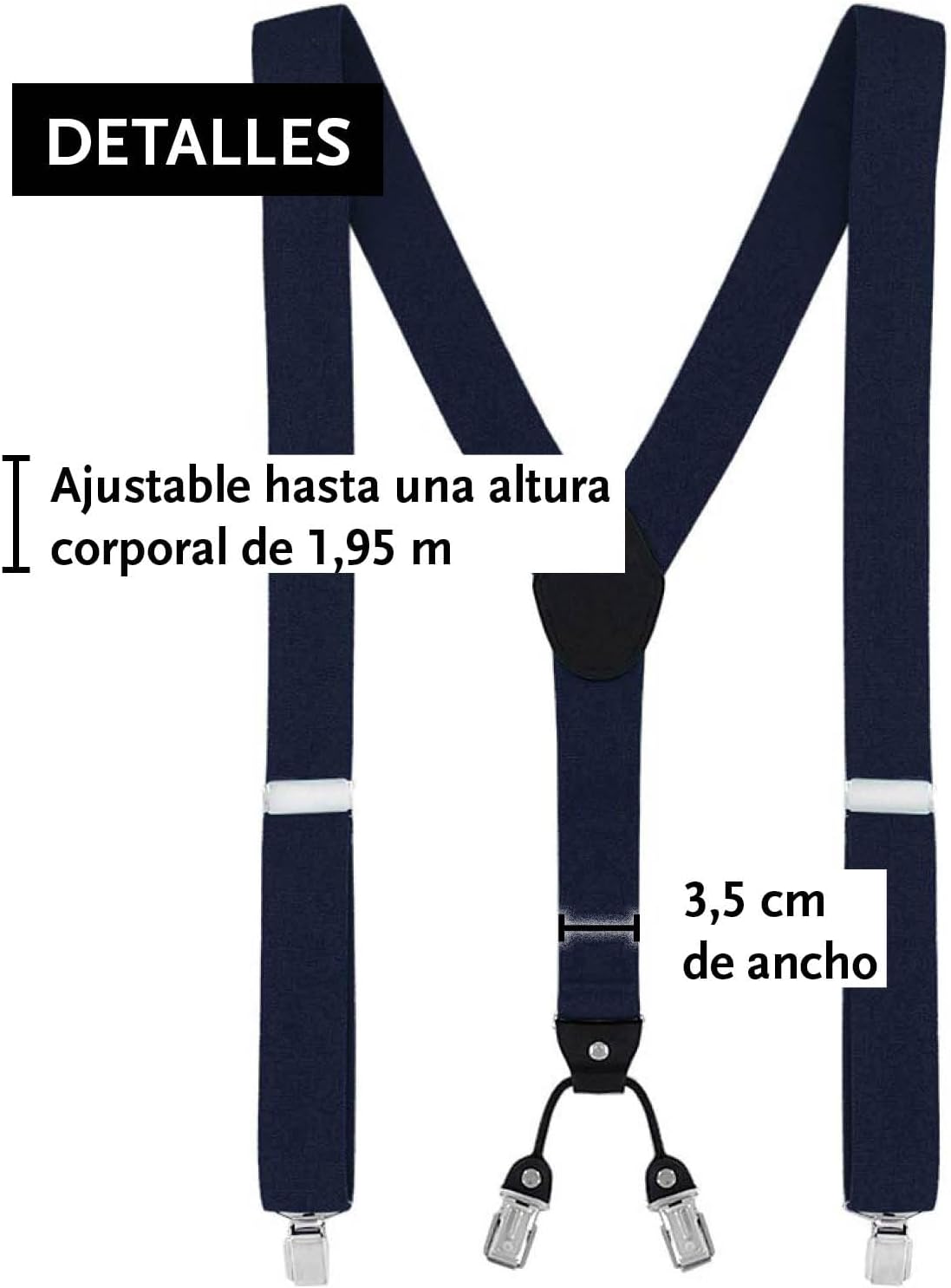 Thumbnail 1 de DonDon Set pajarita y tirantes 3,5 cm