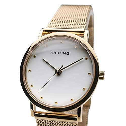 Thumbnail 2 de BERING Donna Analogico Quarzo Classic: Orologio minimalista con cinturino in acciaio inossidabile placcato IP