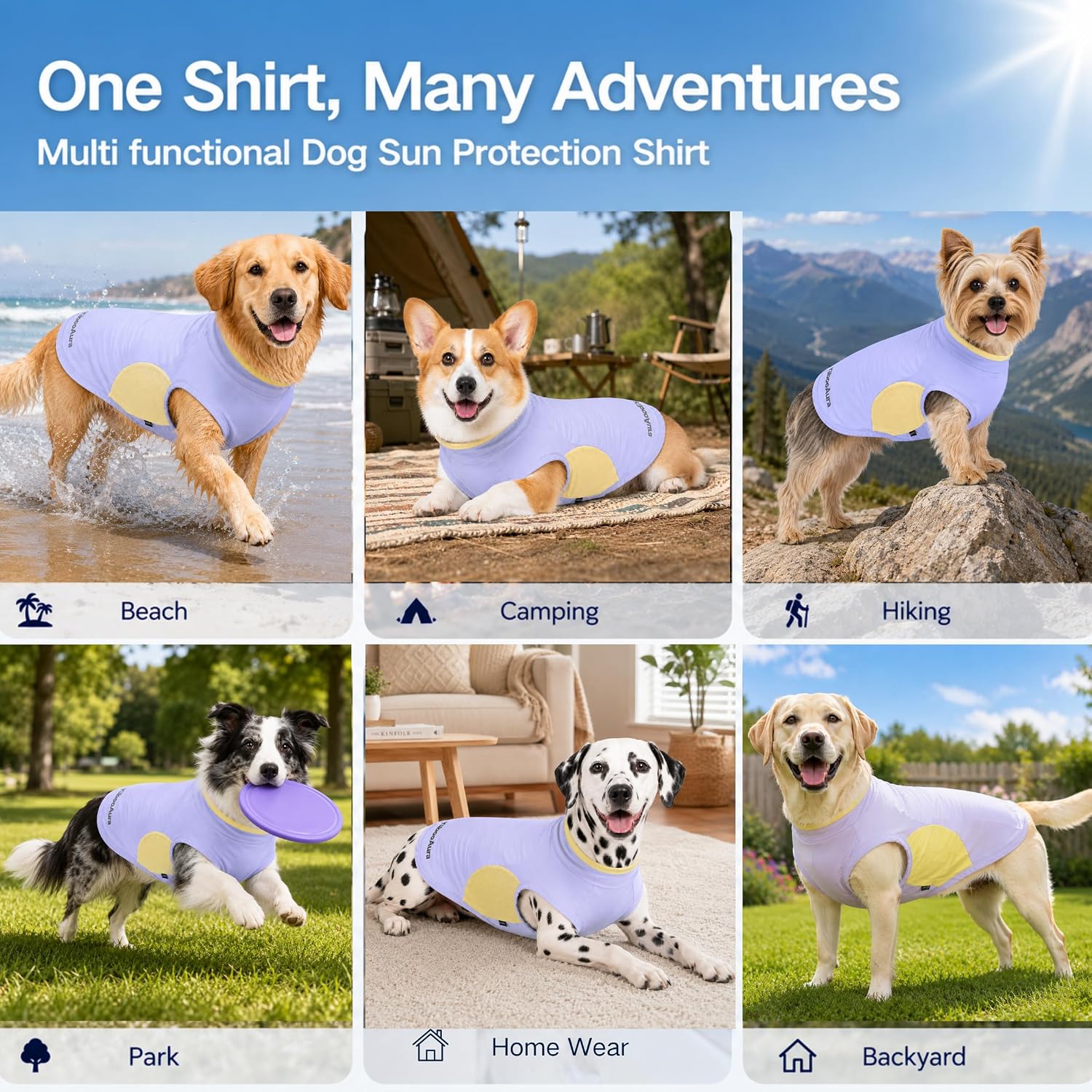 Detalle 2 de YibooAura Dog Sun Shirt XL